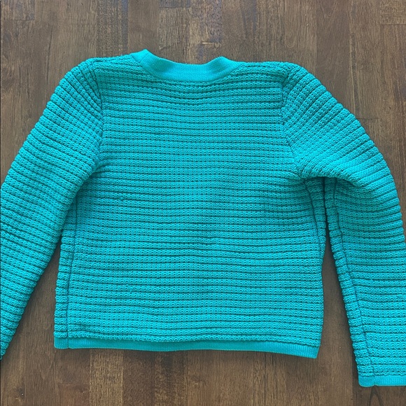 Talbots teal Kate cardigan women’s size small - Picture 4 of 12